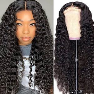 Lace Front Wigs Human Hair Water Wave Brazilian Virgin Hair